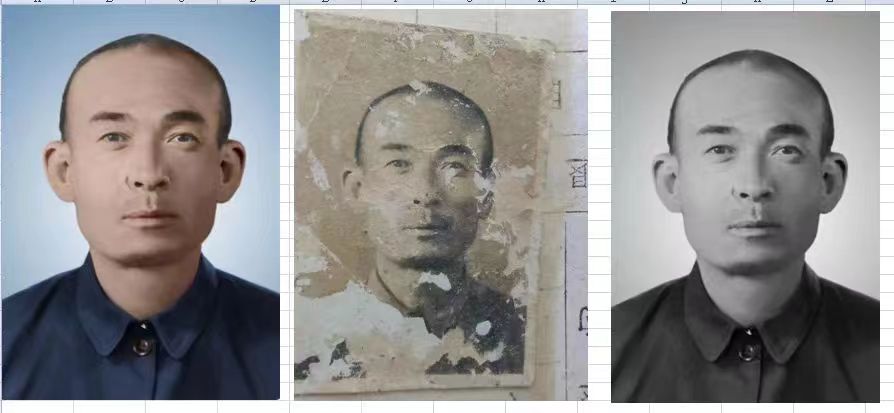 红星老照片模糊修复-21
